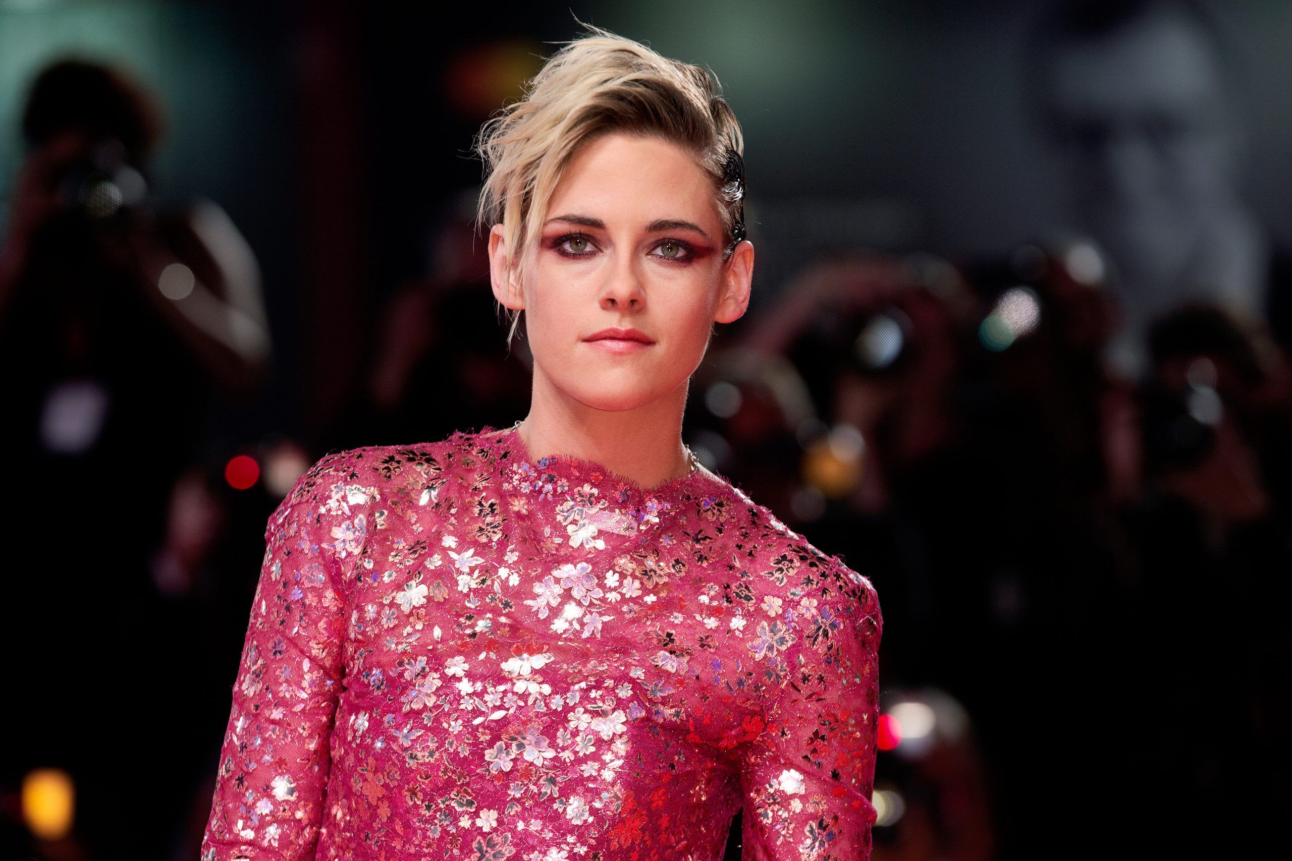 Kristen Stewart attends the premiere of the movie "Seberg" during the 76th Venice Film Festival on August 30, 2019 in Venice, Italy.