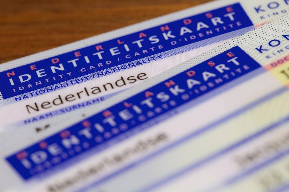 A Dutch ID card