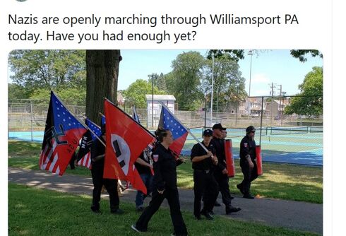 Nazis marched in Pennsylvania & chanted “F**k the gays”