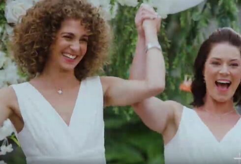 Christian conservatives are enraged over a lesbian wedding in an upcoming movie