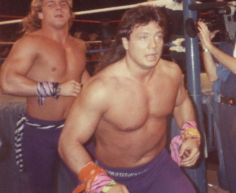 Marty Jannetty in his debut with the Rockers in 1988.