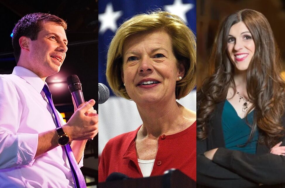 Mayor Pete Buttigieg, Sen. Tammy Baldwin, Del. Danica Roem