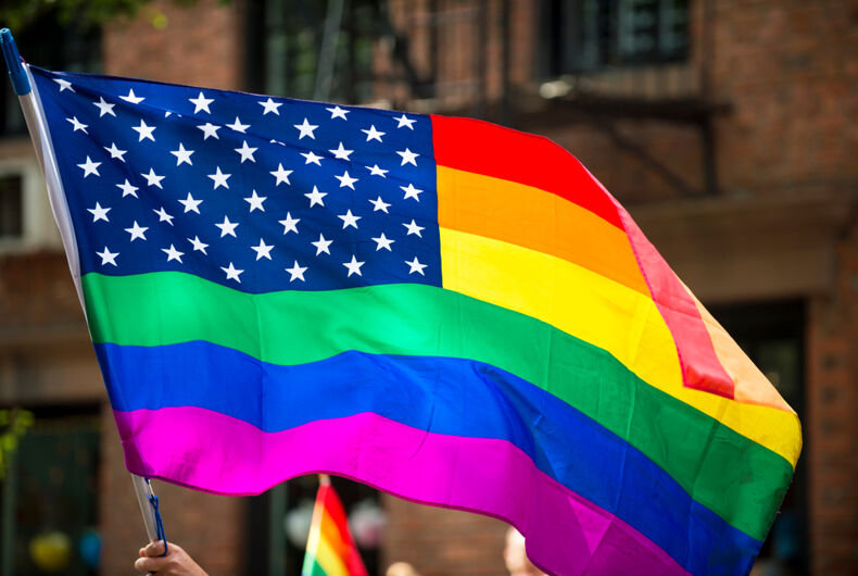 Gay Pride Parade Rainbow Flag