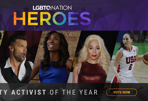 Which celebrity activist did the most to advance LGBTQ equality this year?
