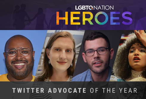 Who uses Twitter best when talking about LGBTQ issues?