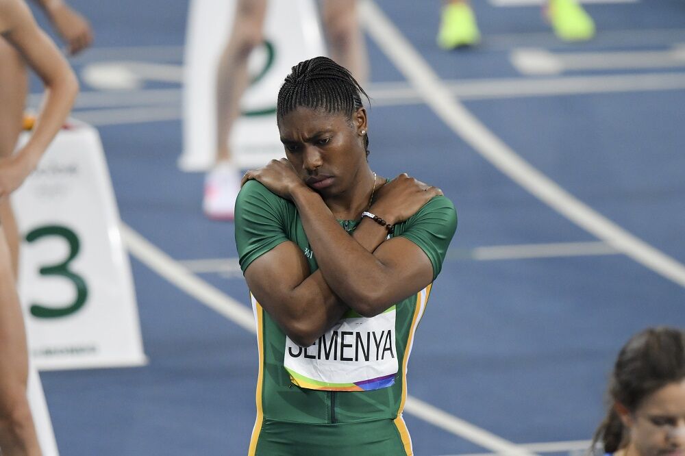 Caster Semenya at the 2016 Olympics in Rio de Janiero