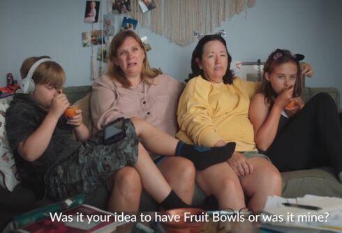 Conservative Christians are “highly offended” by Dole’s new lesbian “fruit bowl” ad