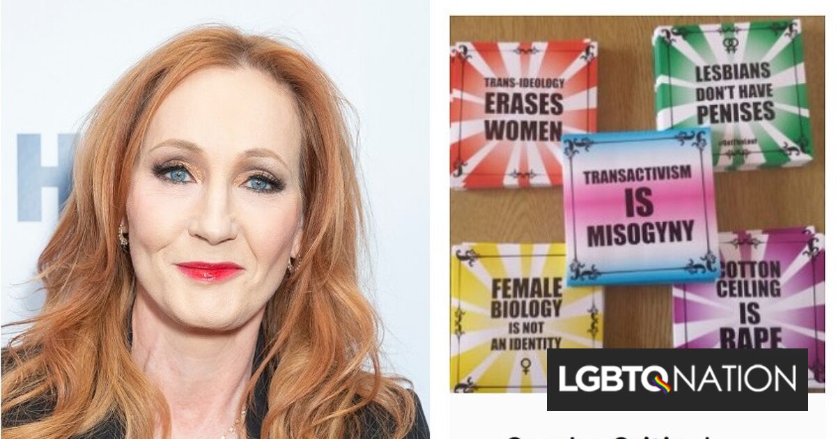 J K Rowling Plugs Disgusting Anti Trans Online Store To Her 14 Million Twitter Followers Lgbtq Nation J K Rowling Plugs Disgusting Anti Trans Online Store To Her 14 Million Twitter Followers Lgbtq Nation