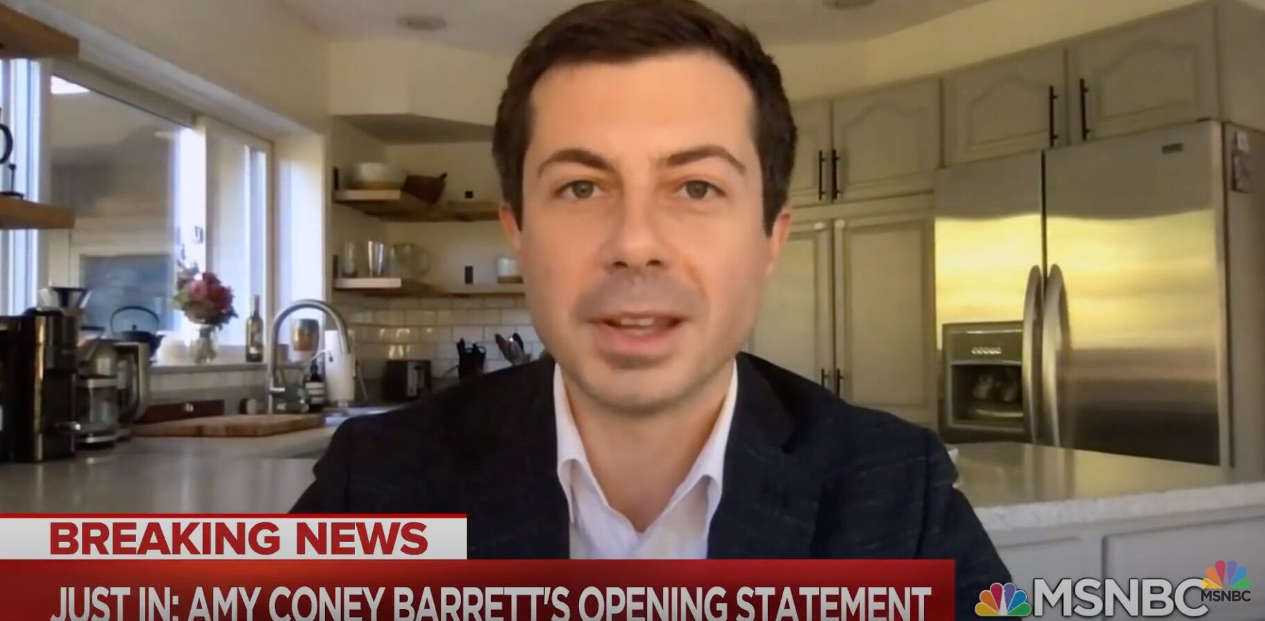 Pete Buttigieg appears on MSNBC