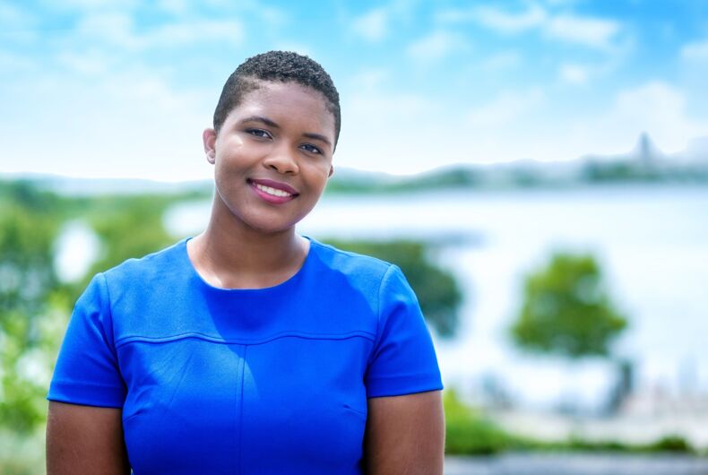 Democratic candidate for Rhode Island Senate District 6, Tiara Mack, is one of many new, out lawmakers in the U.S.