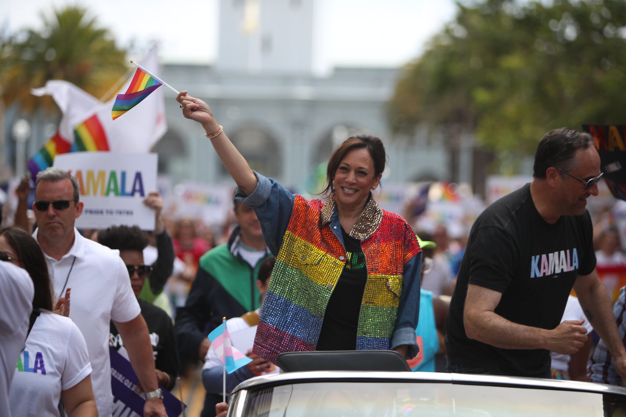 Senator Kamala Harris at the 2019 San Francisco Pride Parade