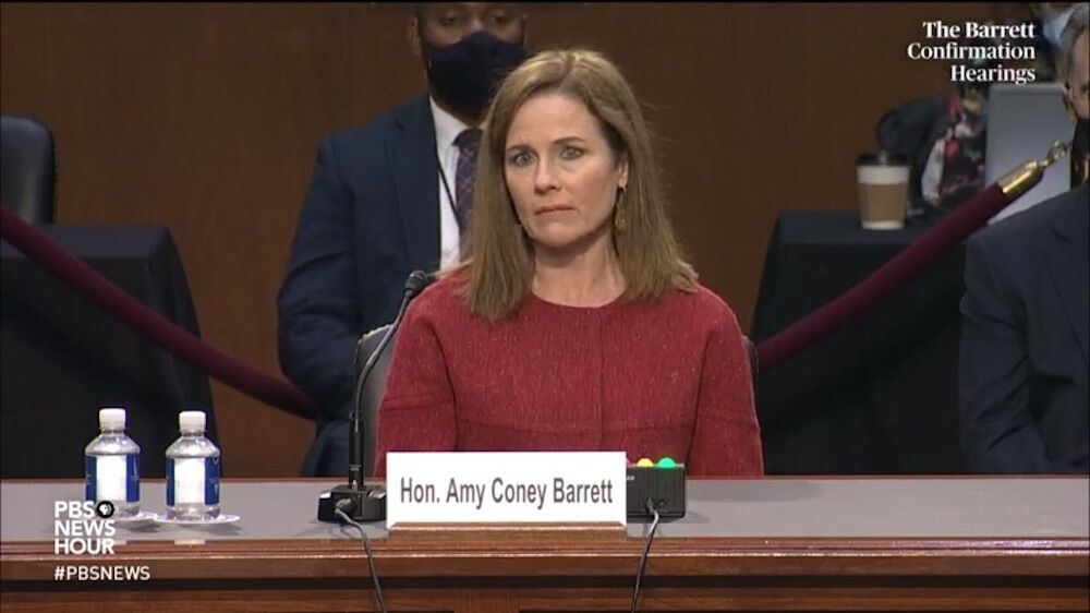 With just two words, Amy Coney Barrett revealed how biased she is against LGBTQ people