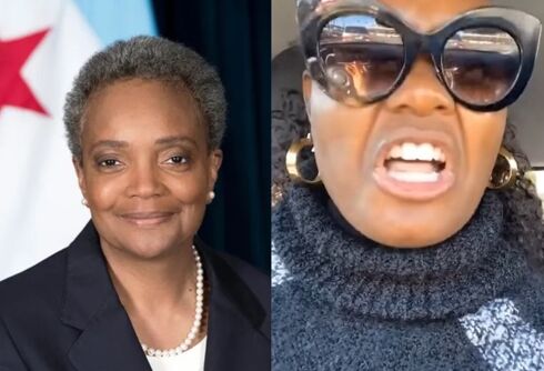 Chicago mayor Lori Lightfoot is a “disgusting, homosexual demon” according to Black Trump supporter