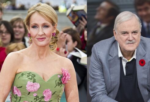 John Cleese says he’s “proud” to support J.K. Rowling against “hatred”