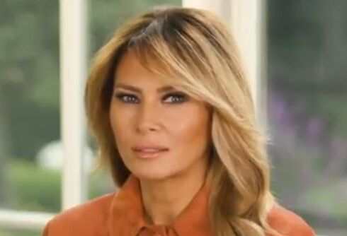 Melania Trump is “shocked” some people think her husband is anti-gay