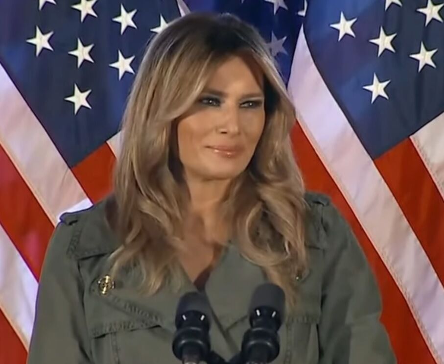 Melania Trump was told by a stranger that her husband is handsome.