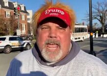 Vile Trump supporter shouts “F**k all you fa***ts” at MAGA march attended by gay Republicans