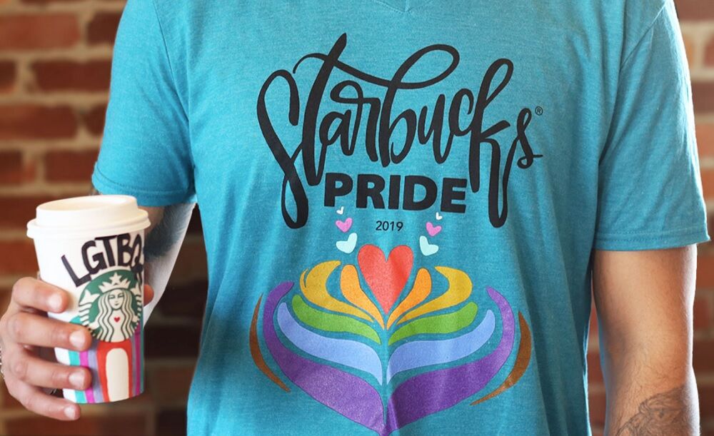 Starbucks Pride T-shirt from 2019