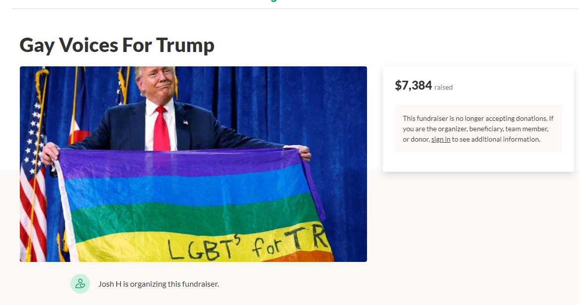 An internet poser duped Donald Trump & raised thousands with fake “Gay Voices for Trump” fundraiser