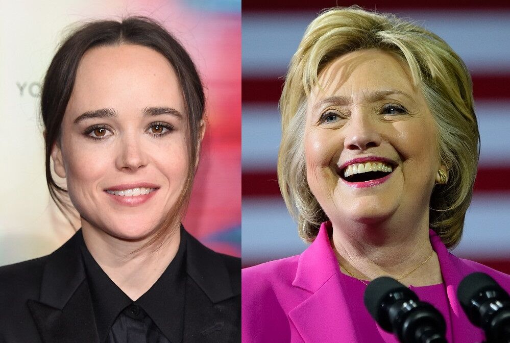 Elliot Page/Hillary Clinton
