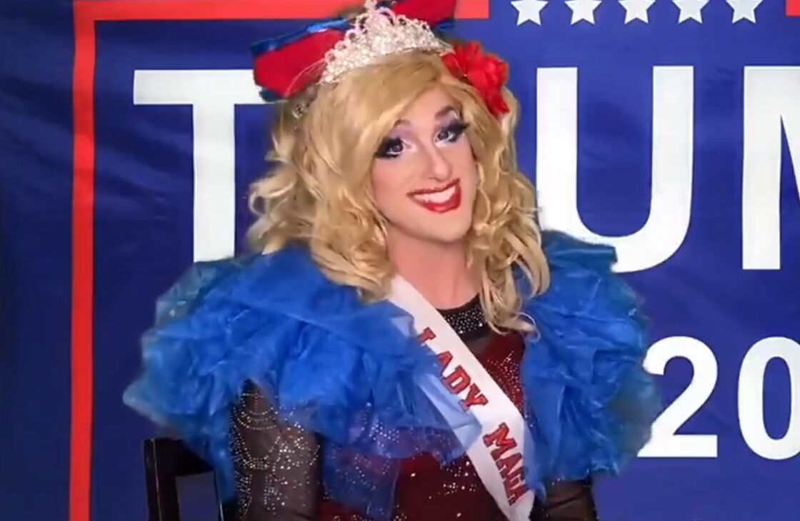 MAGA’s resident drag queen will now be known as a “costume artist”  