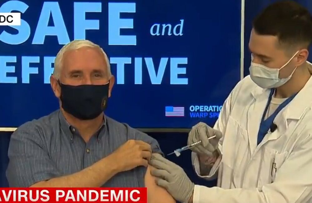 Mike Pence just got the COVID vaccine before most Americans will & people are angry about it