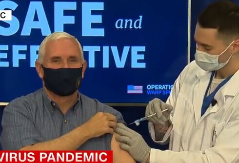 Mike Pence just got the COVID vaccine before most Americans will & people are angry about it