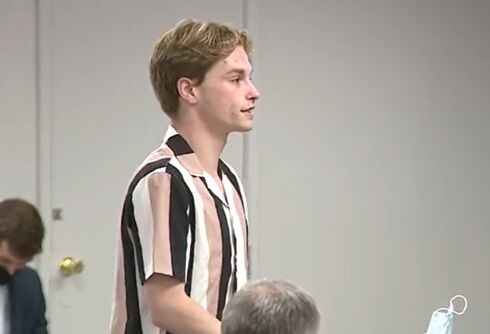 Gay teen schools the school board after being suspended for wearing nail polish