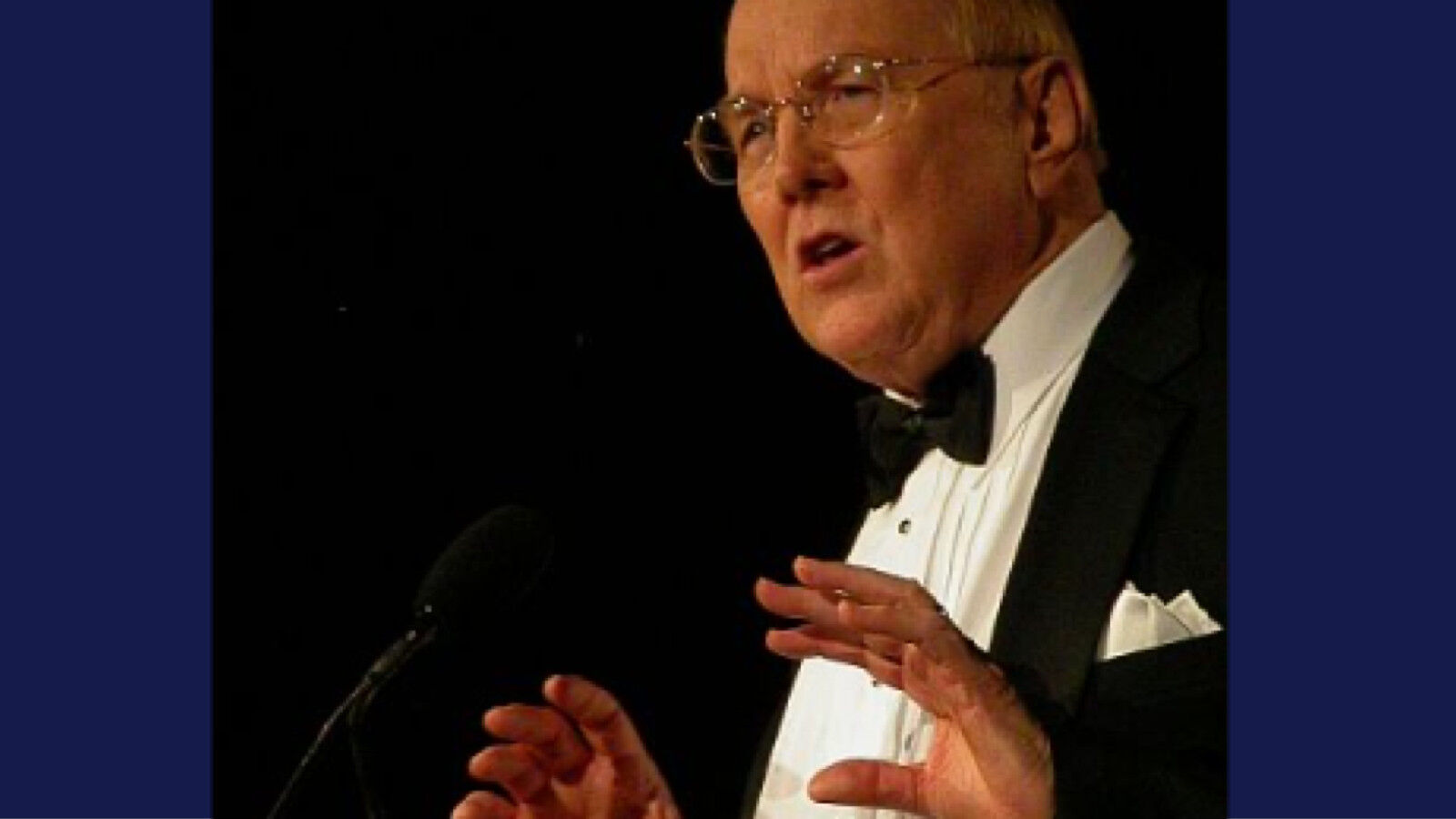 James Dobson in 2007 in Washington, DC at the Values Voters conference