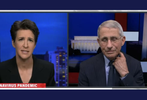 Trump blocked Dr. Fauci from going on Rachel Maddow’s show “for months.” Biden has already let him.
