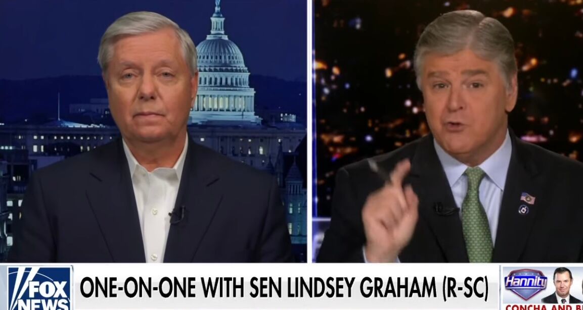 Lindsey Graham appears teary-eyed after being heckled by Trump supporters