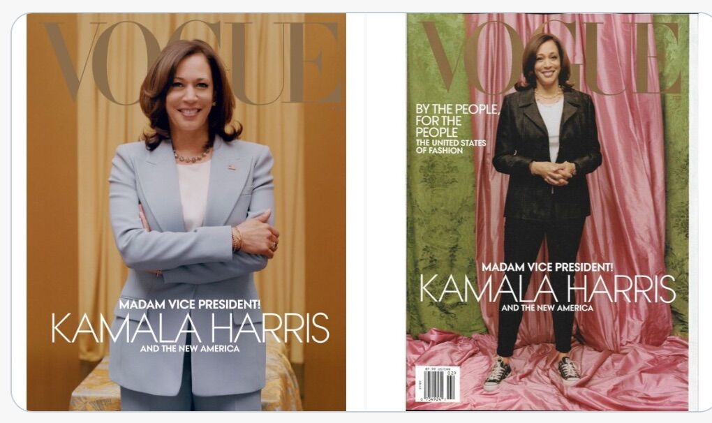 Vice President-elect Kamala Harris graces the cover of Vogue magazine