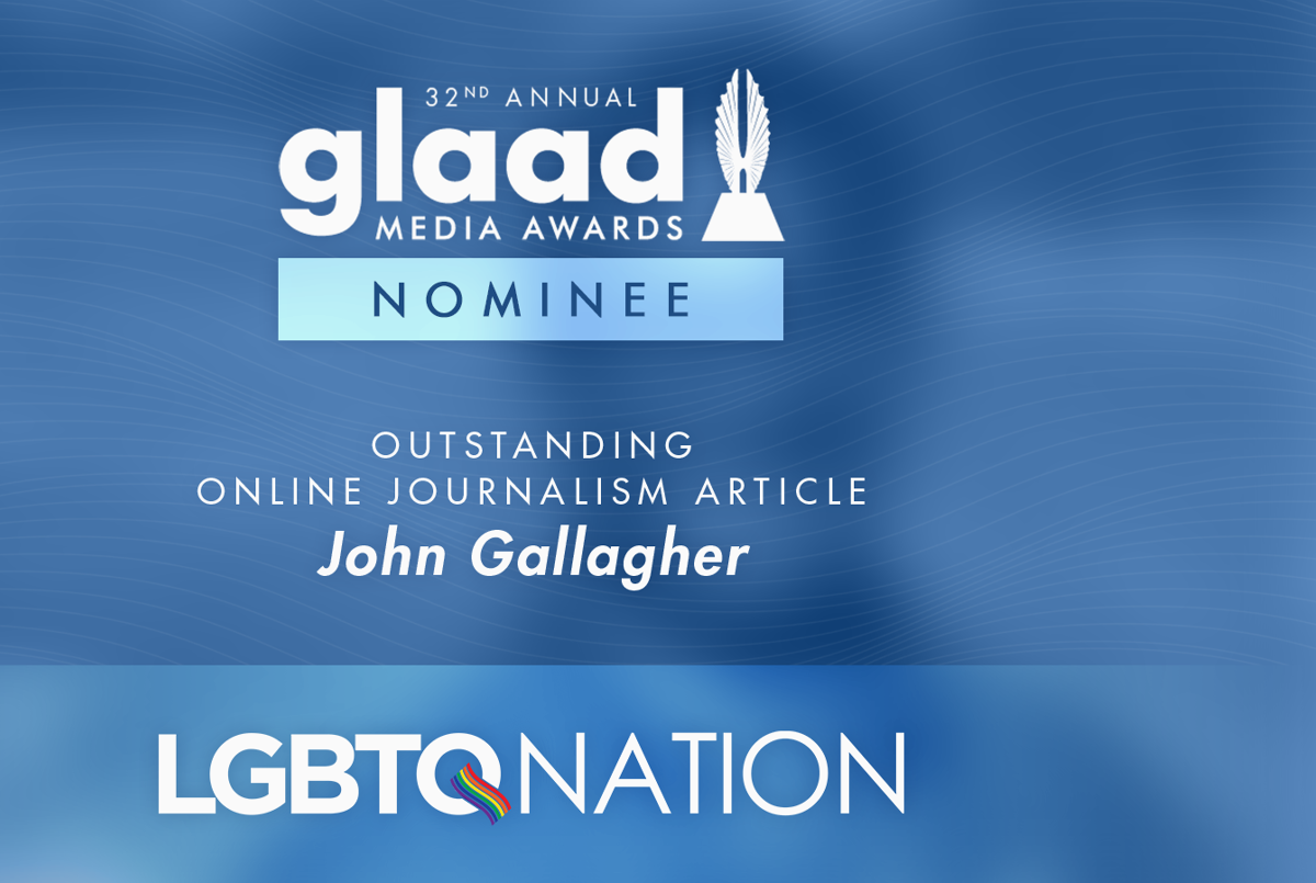 Lgbtq Nation Earns A 2021 Glaad Media Award Nomination Lgbtq Nation