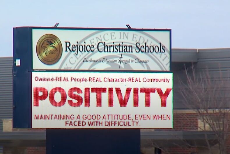 Rejoice-Christian Rejoice Christian School in Oklahoma expelled a girl for having a crush