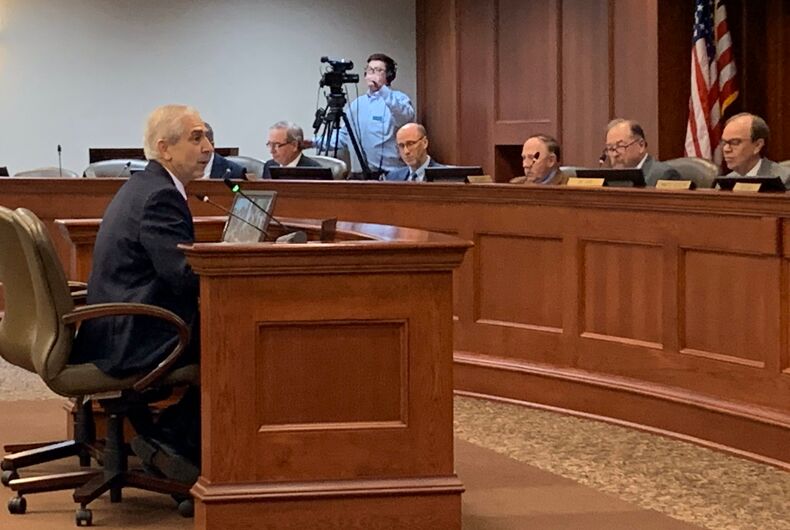 fred-deutch 1/22/2020: South Dakota state rep. Fred Deutch testifies in favor an anti-transgender bill he proposed.