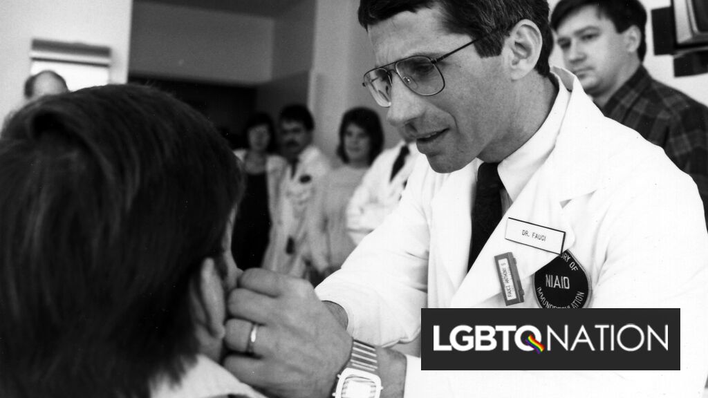 Dr Fauci talks about his visits to gay bars and bathhouses (for scientific reasons) / LGBTQ Nation