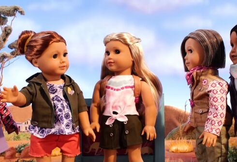 There’s now a petition to rescue children from the American Girl doll with lesbian aunts