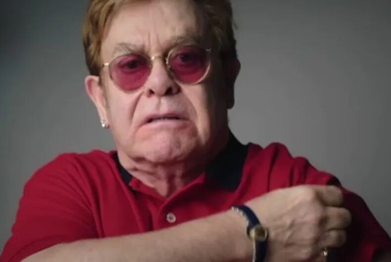 Elton-vaccine Elton John appears in a new British PSA promoting the coronavirus vaccine