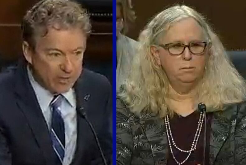 Rachel-levine-rand-paul Sen. Rand Paul/Dr. Rachel Levine