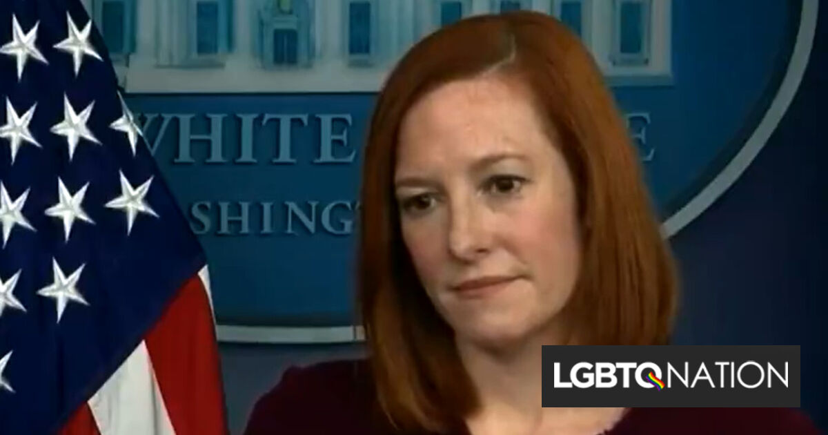 Jen Psaki Shuts Down Fox News Transphobic Question With Trans Rights