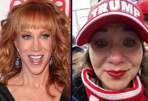 Kathy Griffin gets ultimate revenge on MAGA harasser by turning her in to FBI for rioting at Capitol