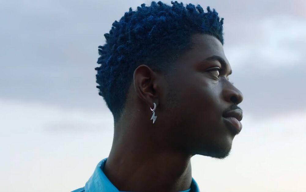 Lil Nas X in a 2020 Super Bowl ad for Logitech