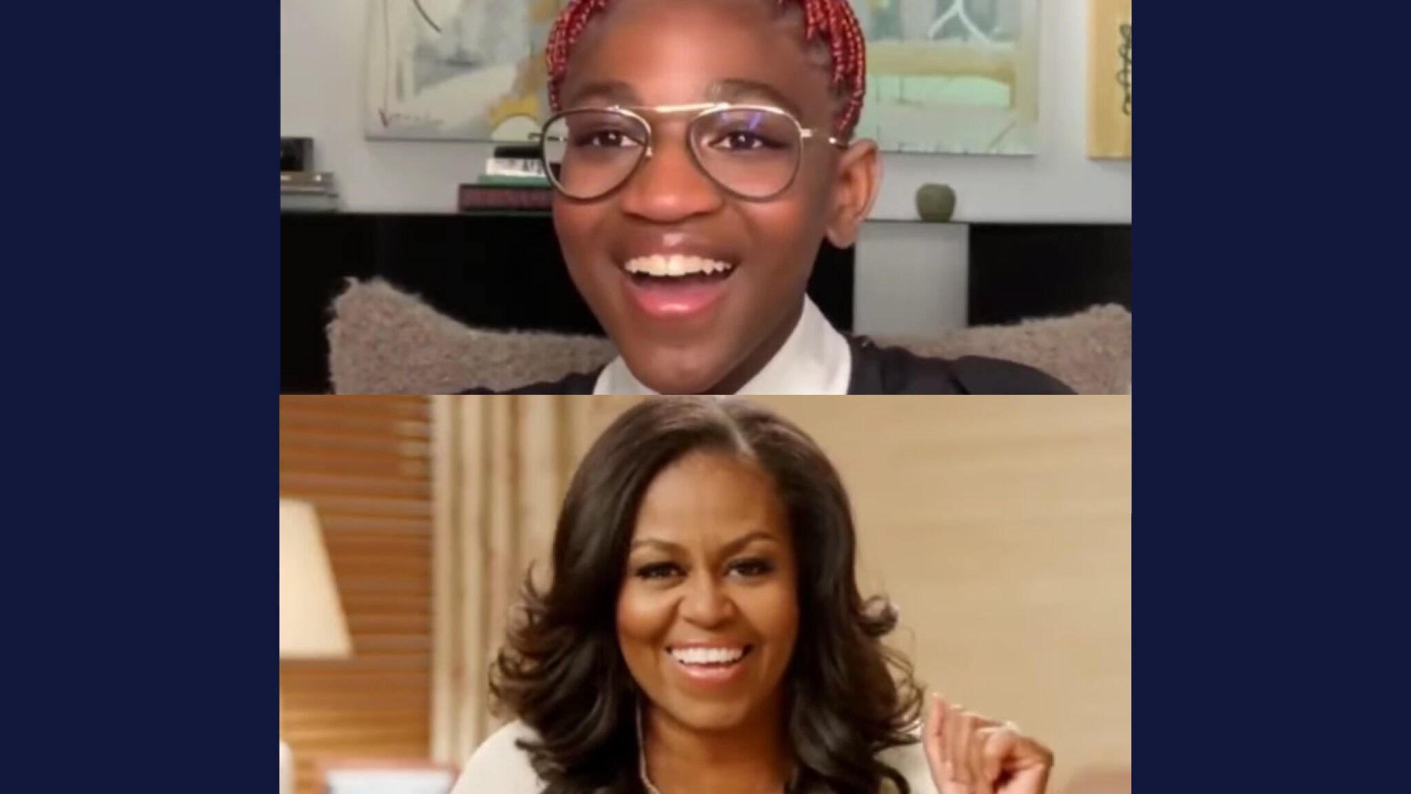 Michelle Obama says she's proud of Zaya Wade for 