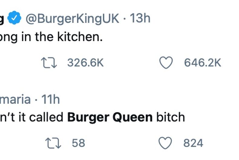 Burger-Queen Burger King UK's awkward tweet on International Women's Day