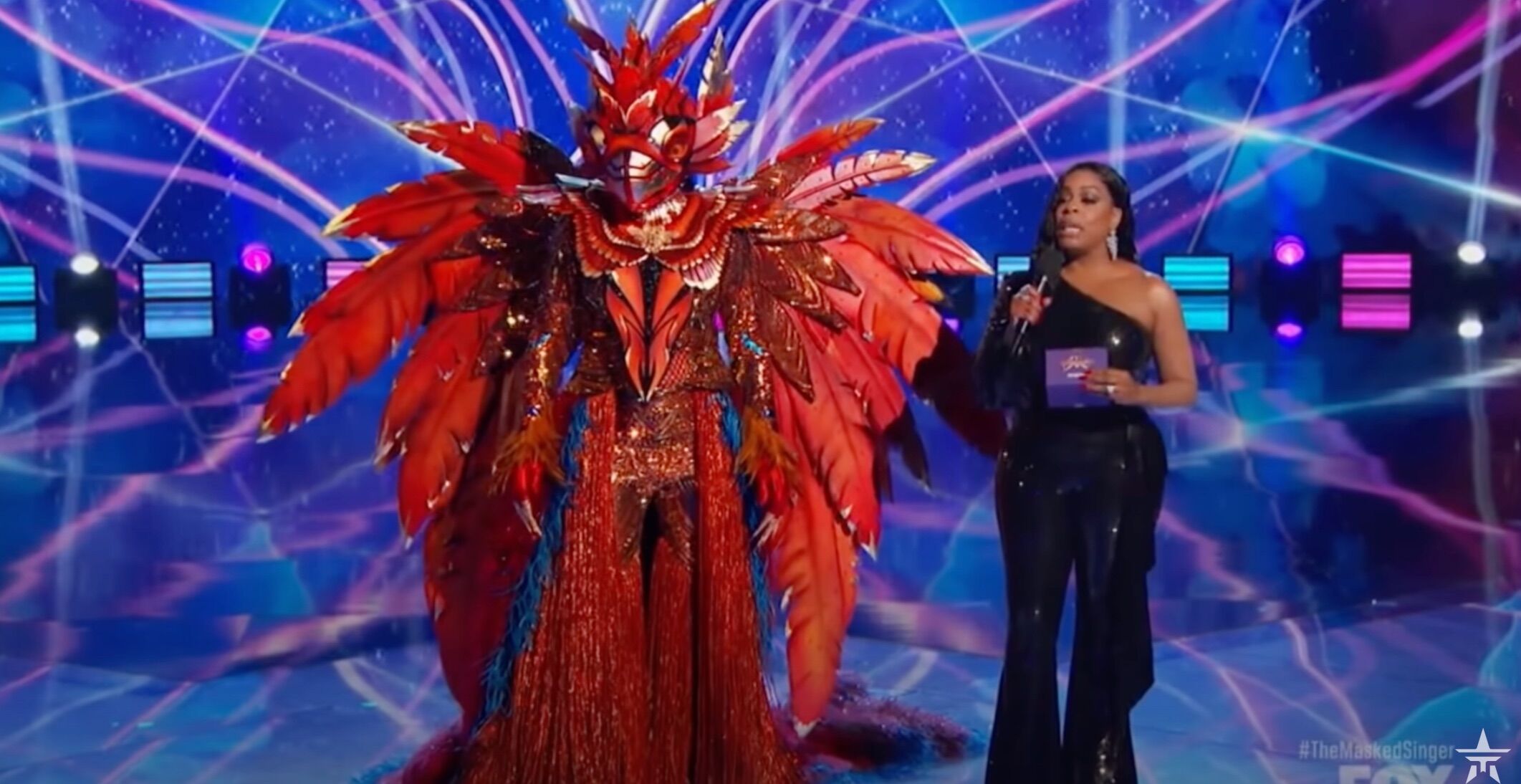 Caitlyn Jenner on the Masked Singer as Phoenix
