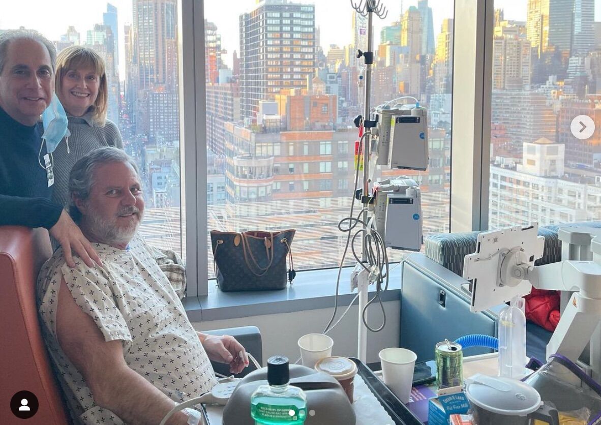 Jerry Falwell Jr. recuperating from a lung illness at New York University (NYU) Langone Health Center.