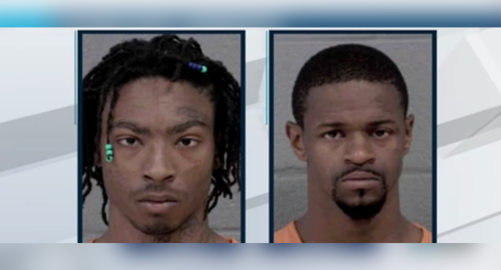 Mugshots of Dontarius Long (left) and Joel Brewer (right)