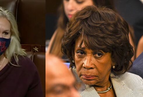 Marjorie Taylor Greene is trying to get Maxine Waters expelled from Congress