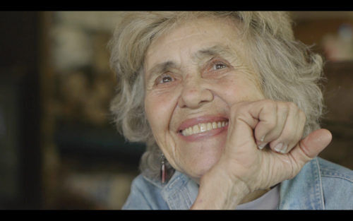 A still of Sally Gearhart from the 2018 documentary, “A Great Ride."