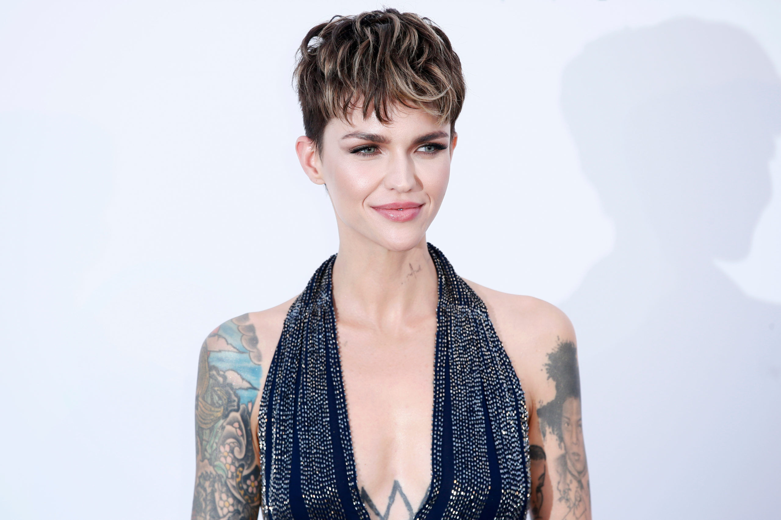 CAP D'ANTIBES, FRANCE - MAY 17: Ruby Rose arrives at the amfAR Gala Cannes 2018 at Hotel du Cap-Eden-Roc on May 17, 2018 in Cap d'Antibes, France.